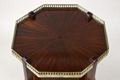 19th Century Octagonal Mahogany Side Table Napoleon III France circa 1870 - 4307540