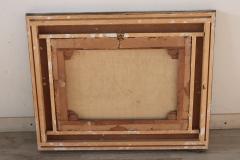 19th Century Oil Painting on Canvas Italian Olive Grove Landscape Signed - 4040683