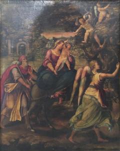19th Century Oil on Canvas Masters Style Circa 1850 Framed Antique Art - 4527092