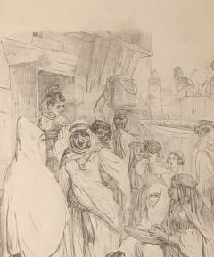 19th Century Orientalist Drawing by Georg Wilhelm Timm - 2685329