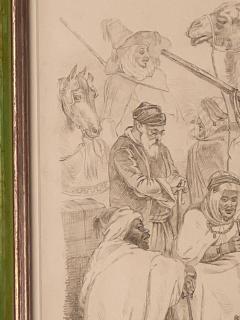 19th Century Orientalist Drawing by Georg Wilhelm Timm - 2685332