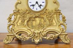 19th Century Ormolu Gilt Bronze Antique Table Clock - 3006731