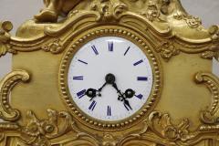 19th Century Ormolu Gilt Bronze Antique Table Clock - 3006732