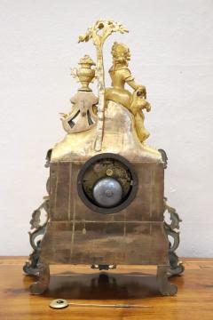 19th Century Ormolu Gilt Bronze Antique Table Clock - 3006734