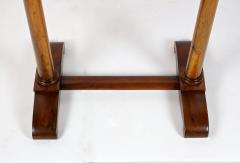 19th Century Oval Biedermeier Nutwood Side Table Austria circa 1830 - 4624112