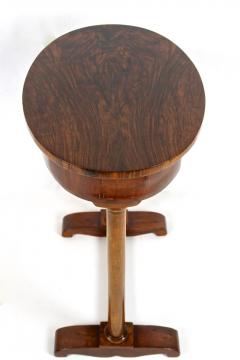 19th Century Oval Biedermeier Nutwood Side Table Austria circa 1830 - 4624117