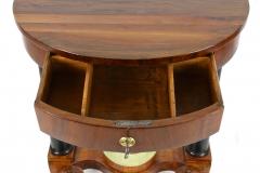 19th Century Oval Biedermeier Side Table Nutwood Hungary circa 1835 - 4583296
