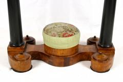 19th Century Oval Biedermeier Side Table Nutwood Hungary circa 1835 - 4583297
