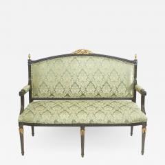 19th Century Painted Giltwood Framed Settee - 2259231