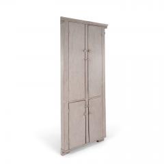 19th Century Painted Primitive Corner Cupboard - 4563702