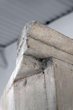 19th Century Painted Primitive Corner Cupboard - 4563706