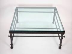 19th Century Painted Wrought Iron Coffee Cocktails Table - 3534410
