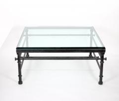 19th Century Painted Wrought Iron Coffee Cocktails Table - 3534415