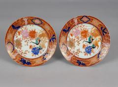 19th Century Pair Chinese Porcelain Peacock Plates - 4421841