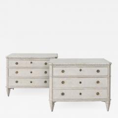 19th Century Pair Of Swedish Gustavian Bedside Commodes - 876109