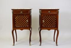 19th Century Pair Of Transitional Nightstands Side Tables France ca 1870 - 4608502