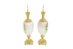 19th Century Pair Ormolu Mounted Two Handled Vase - 2288749