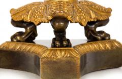 19th Century Pair of French Charles X Gilt Patinated Bronze Candlesticks - 4502312