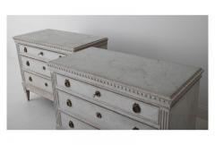 19th Century Pair of Swedish Gustavian Bedside Commodes With Marbleized Tops - 631552