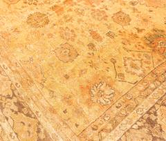 19th Century Persian Sultanabad Botanic Handmade Wool Rug - 2461862