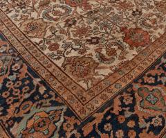 19th Century Persian Sultanabad Hand Knotted Wool Rug - 2465179