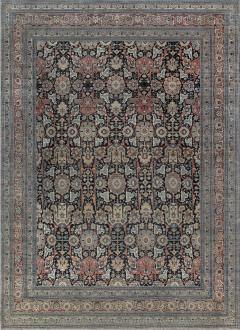 19th Century Persian Tabriz Handwoven Wool Rug - 2462060