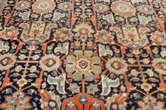 19th Century Persian Tabriz Handwoven Wool Rug - 2462064