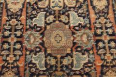 19th Century Persian Tabriz Handwoven Wool Rug - 2462065