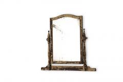 19th Century Pivoting White Painted Mirror - 91397