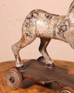 19th Century Polychrome Wooden Horse - 2880292