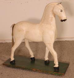 19th Century Polychrome Wooden Horse - 3070802