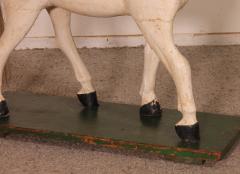 19th Century Polychrome Wooden Horse - 3070804