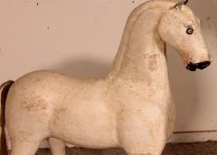 19th Century Polychrome Wooden Horse - 3070805