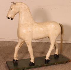 19th Century Polychrome Wooden Horse - 3070808