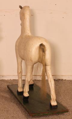 19th Century Polychrome Wooden Horse - 3070809