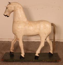 19th Century Polychrome Wooden Horse - 3070811