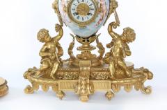 19th Century Porcelain Gilt Bronze Three Piece Garniture - 1823236