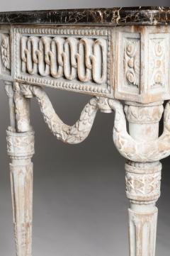 19th Century Provencal Louis XVI Console with Portoro Marble Top - 4709137