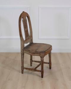 19th Century Provincial Gustavian Chair in Original Paint - 4743918