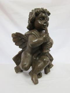 19th Century Putto Baroque Sculpture - 558377