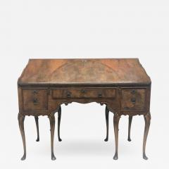 19th Century Queen Anne Style Walnut Inlaid Secretary - 1618864