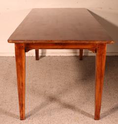 19th Century Refectory Table In Cherry France - 3100048