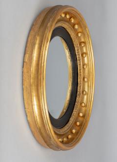 19th Century Regency Giltwood Convex Mirror - 3573101
