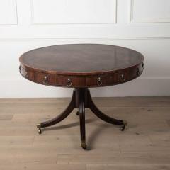 19th Century Regency Mahogany Drum Table - 3563867