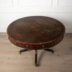 19th Century Regency Mahogany Drum Table - 3563868