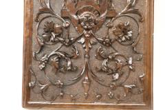 19th Century Renaissance Style Wall Magazine Rack in Hand Carved Walnut - 2889197