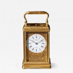 19th Century Repeating Gilt Brass Carriage Clock by the Famous Drocourt - 3124582