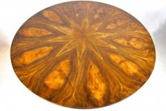 19th Century Round Biedermeier Dining Table Center Table Nutwood AT ca 1835 - 4595761