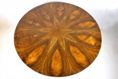 19th Century Round Biedermeier Dining Table Center Table Nutwood AT ca 1835 - 4595765