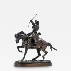 19th Century Russian Bronze The Archer Evgeniy Lanceray c 1880 - 2996805